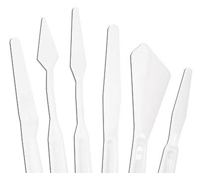 Plastic Palette Knife Set 6pc