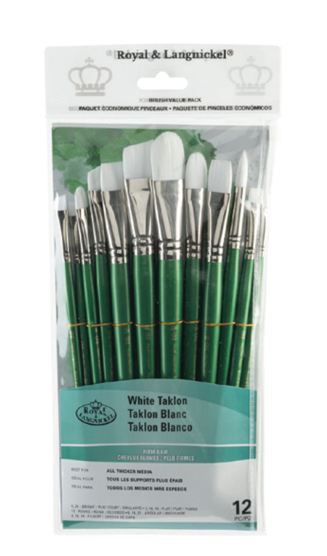 Value Brush Sets - White Firm