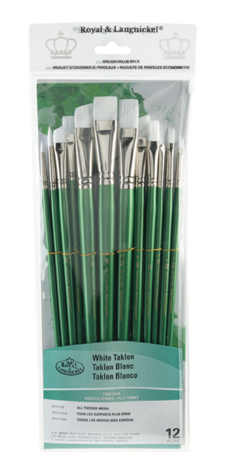 Value Brush Sets - White Firm