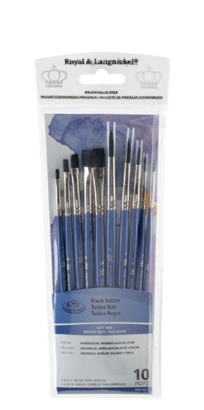 Value Brush Sets - Black Soft