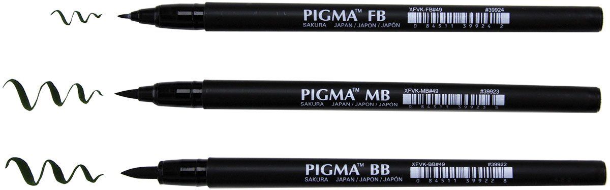 Pigma Professional Brush Pens