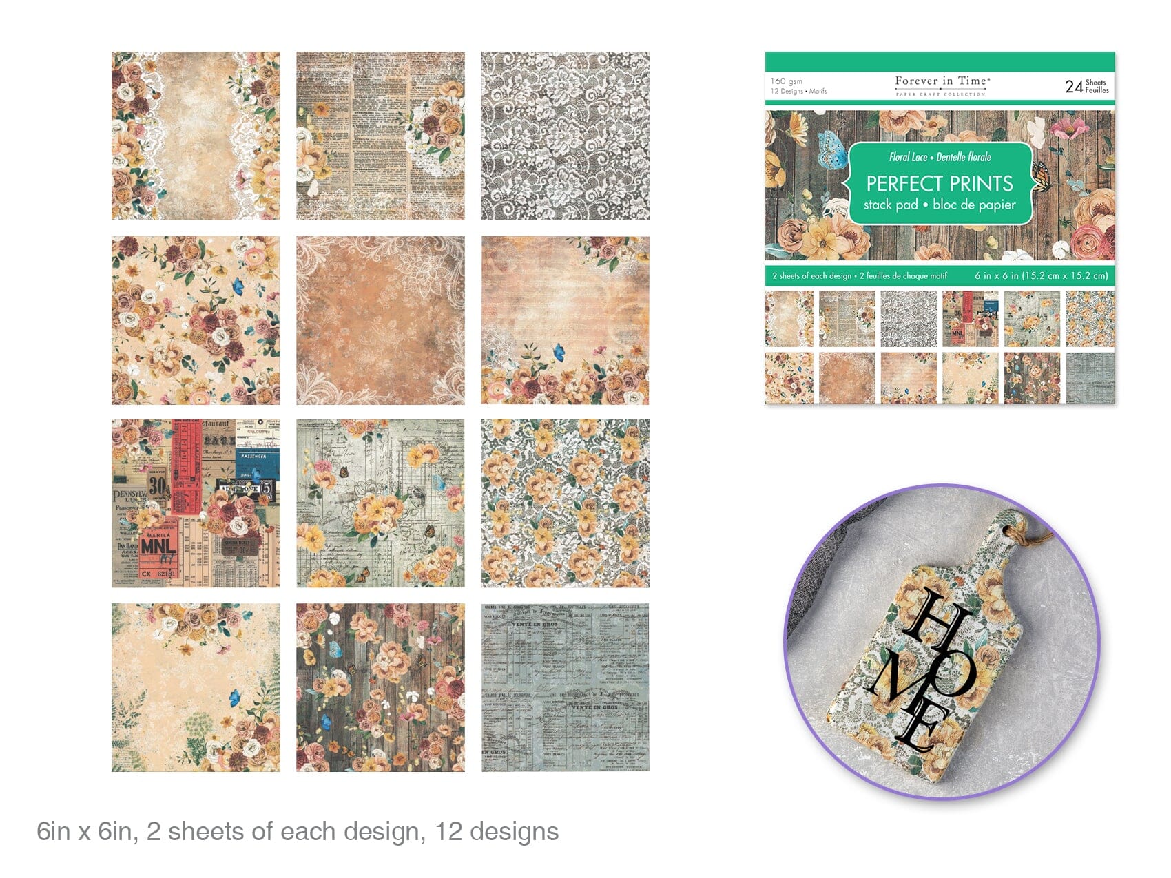 Perfect Prints 6" Paper Pads