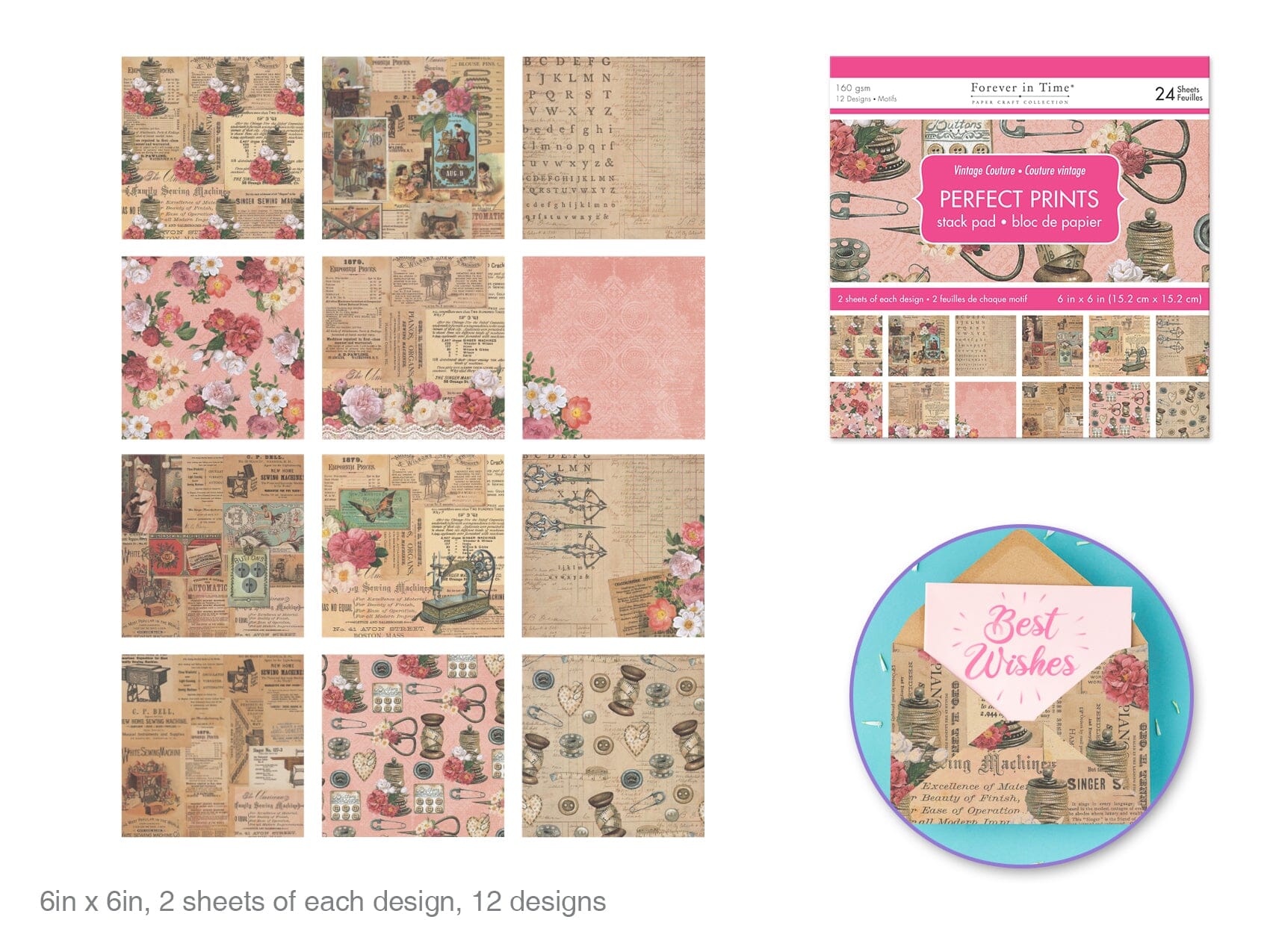 Perfect Prints 6" Paper Pads