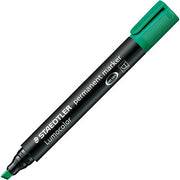 Lumocolor Permanent Marker - Green Chisel Tip
