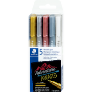 Staedtler Metallic Bullet Tip Pens - 5 pack