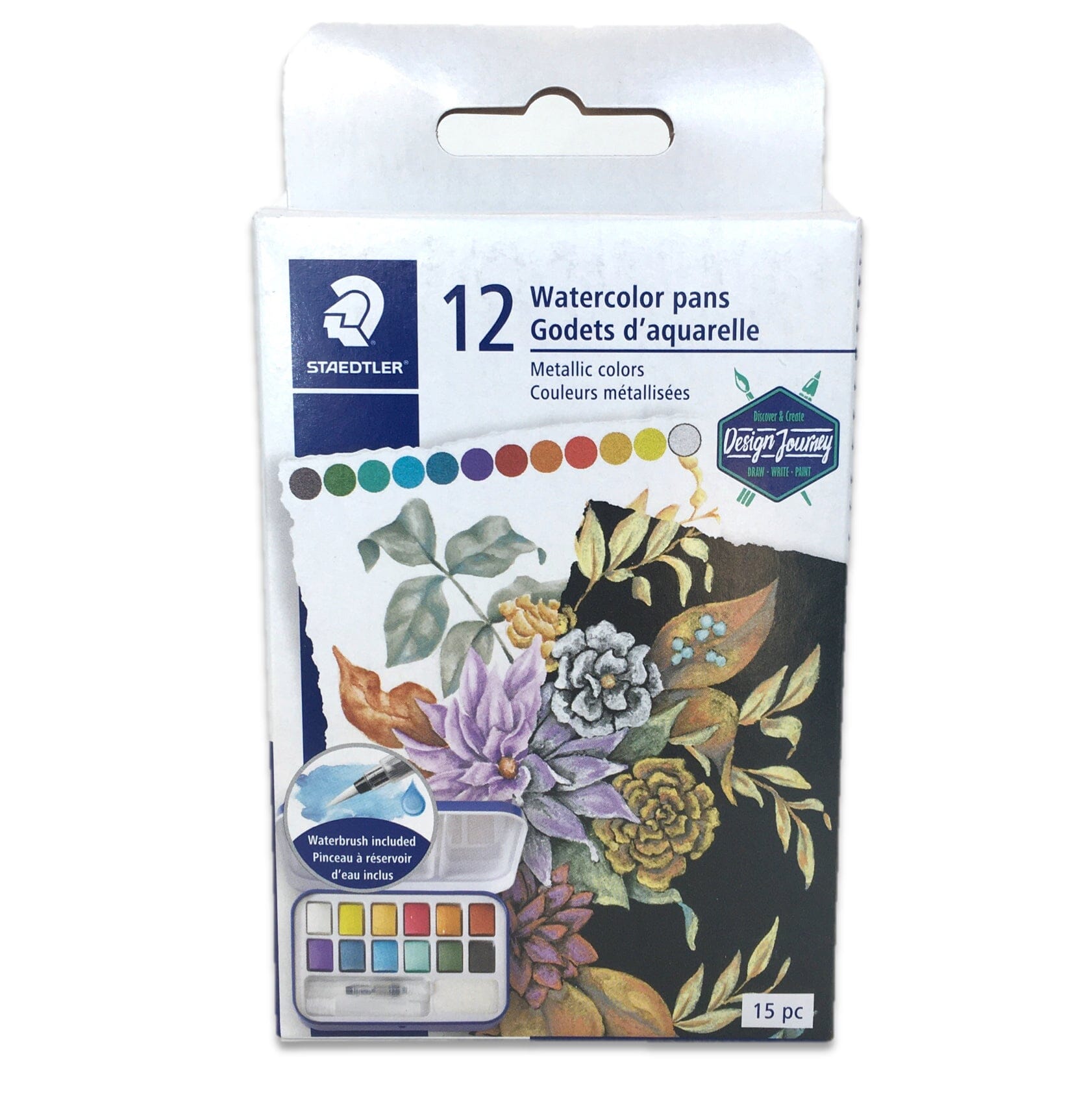 Metallic Watercolour Tin Palette Set
