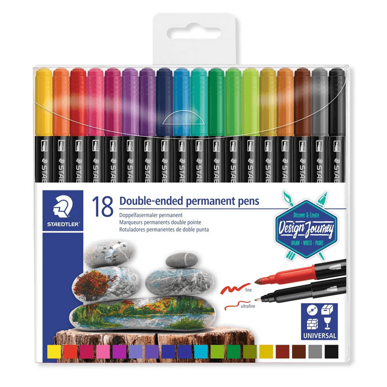 Twin-Tip Permanent Pen Sets