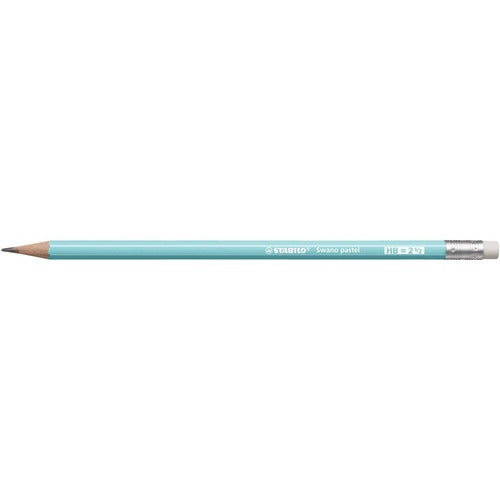 Stabilo Swano Pastel HB Pencil with Eraser - Blue