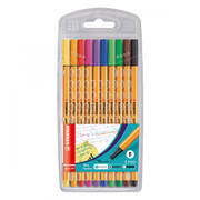 Stabilo Point 88 Fineliner Pens – 10 Pack 0.4mm