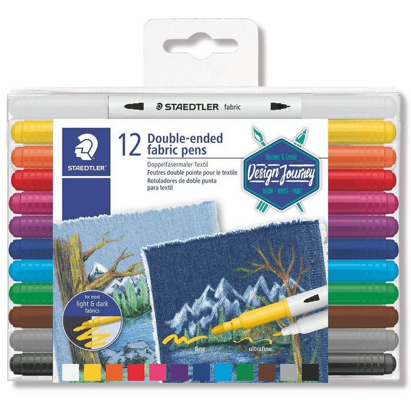 Double-Ended Fabric Pens