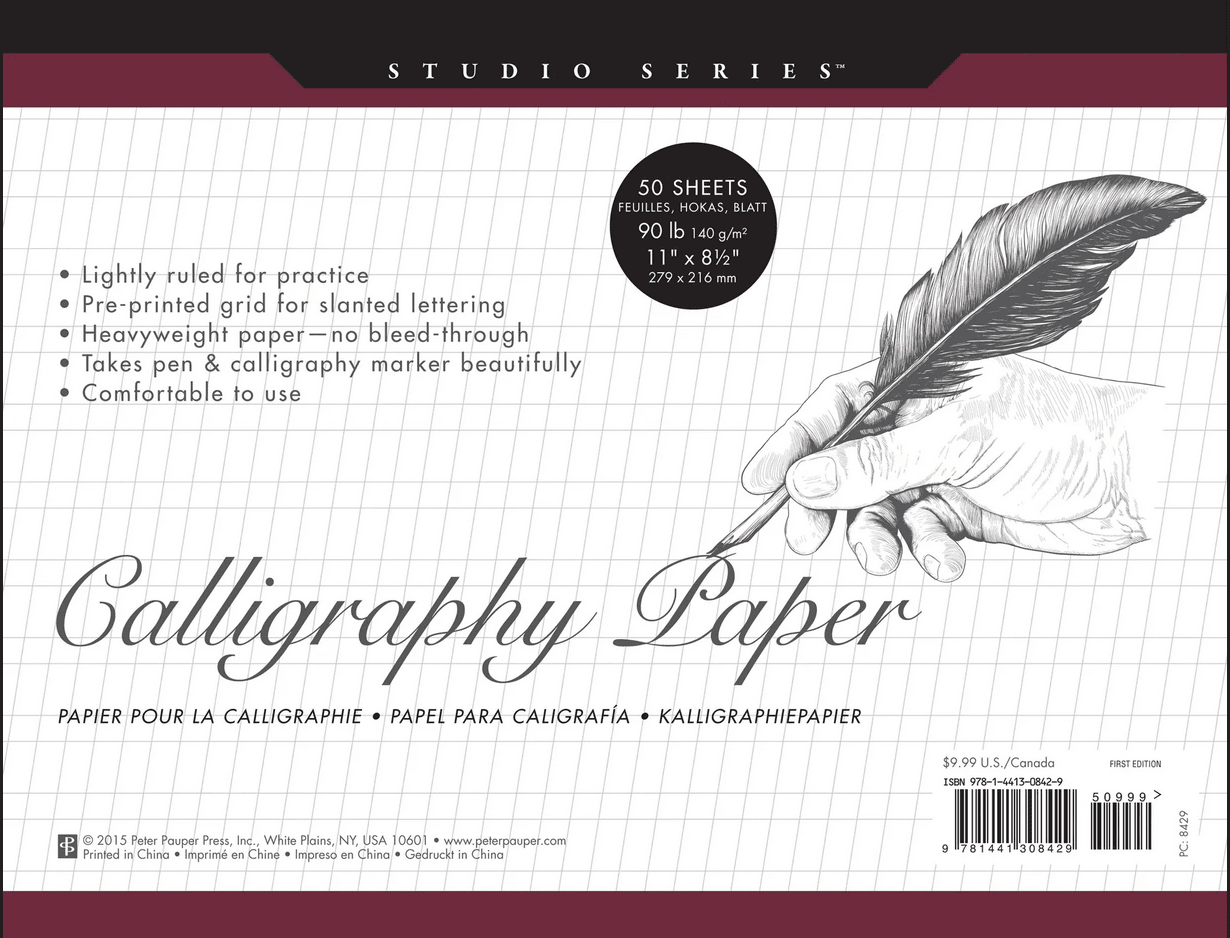 Calligraphy Practice Paper