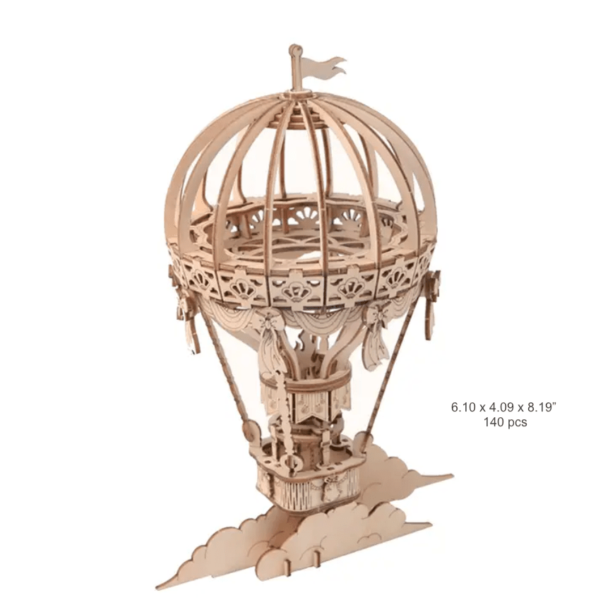 3D Vintage Wood Model Kits