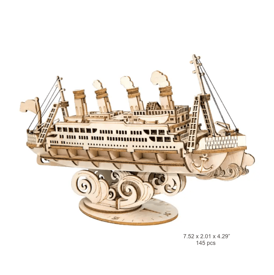 3D Vintage Wood Model Kits