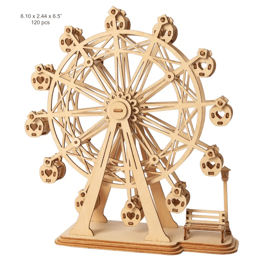 3D Vintage Wood Model Kits