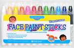Peter Pauper Press Studio Series Junior Face Paint Sticks, set of 12