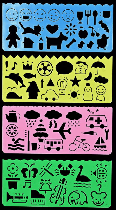 Deluxe Scratch & Sketch Sheets with Stencils