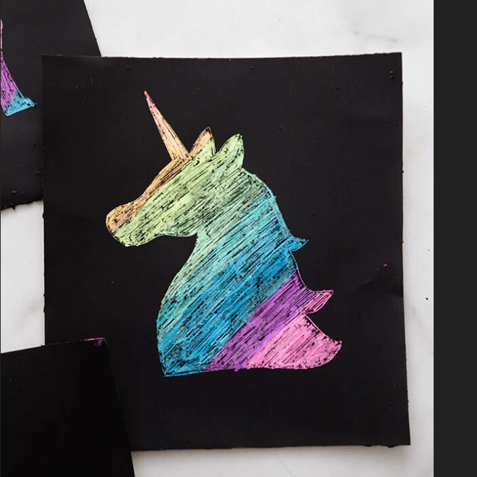 Deluxe Scratch & Sketch Sheets with Stencils