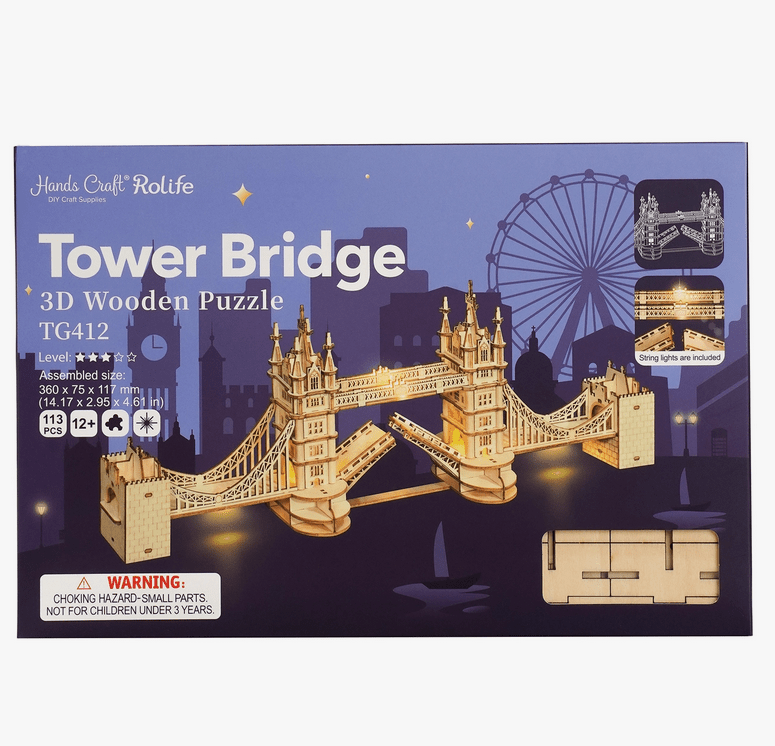3D-LED London Wood Model Kits