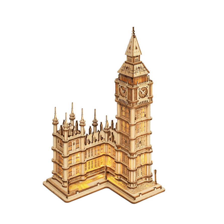 3D-LED London Wood Model Kits