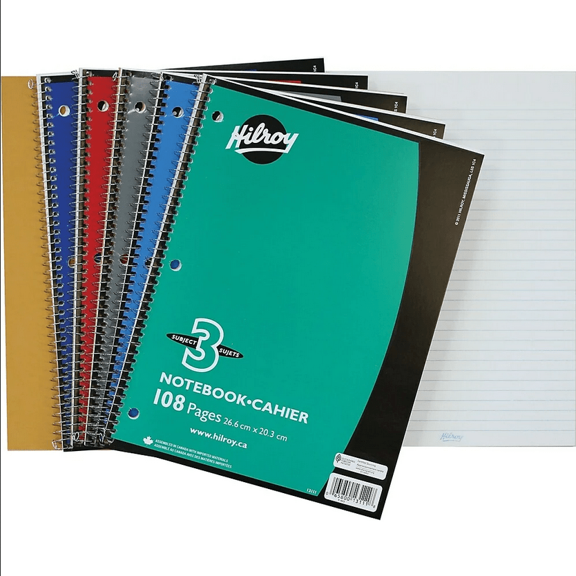Single Subject Coil Notebooks
