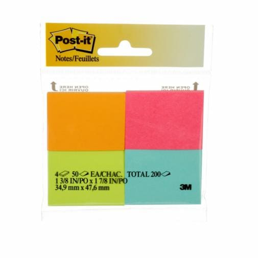 Post-it Notes Cape Town Collection  1-1/2" x 2"