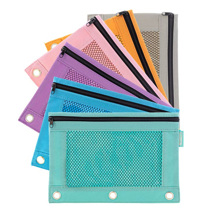 Trousse zippée 3 trous