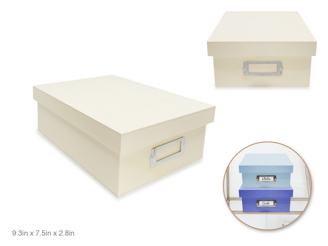 Wood File Box