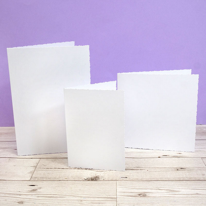 Hunkydory Deckle-Edge Blank Cards 30pk