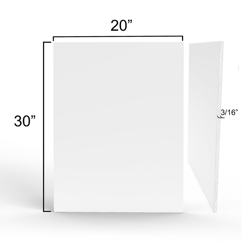 Foamboard White 20x30