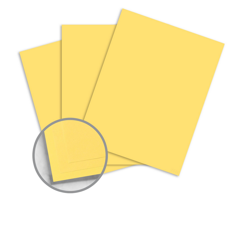 Cardstock 65lb Canary Yellow 25pk
