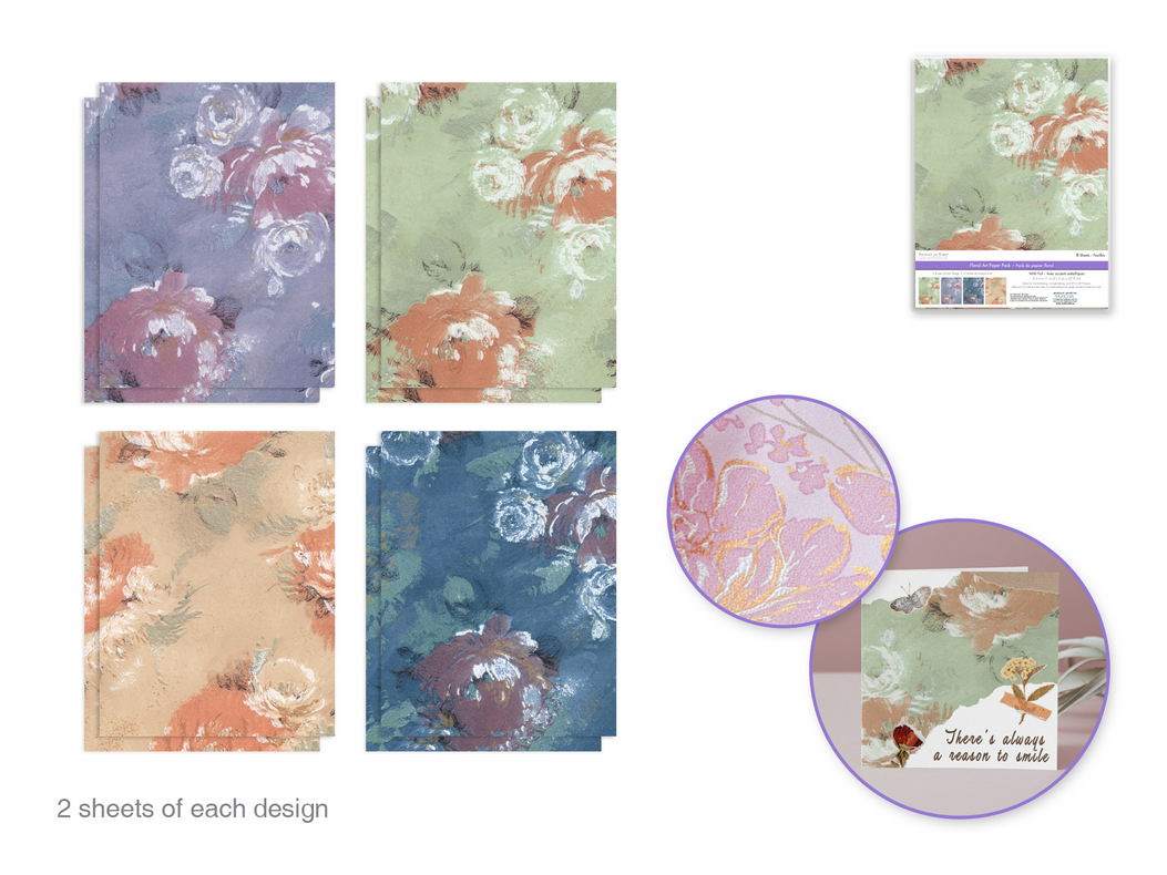 Art Foil Paper Packs 8sht