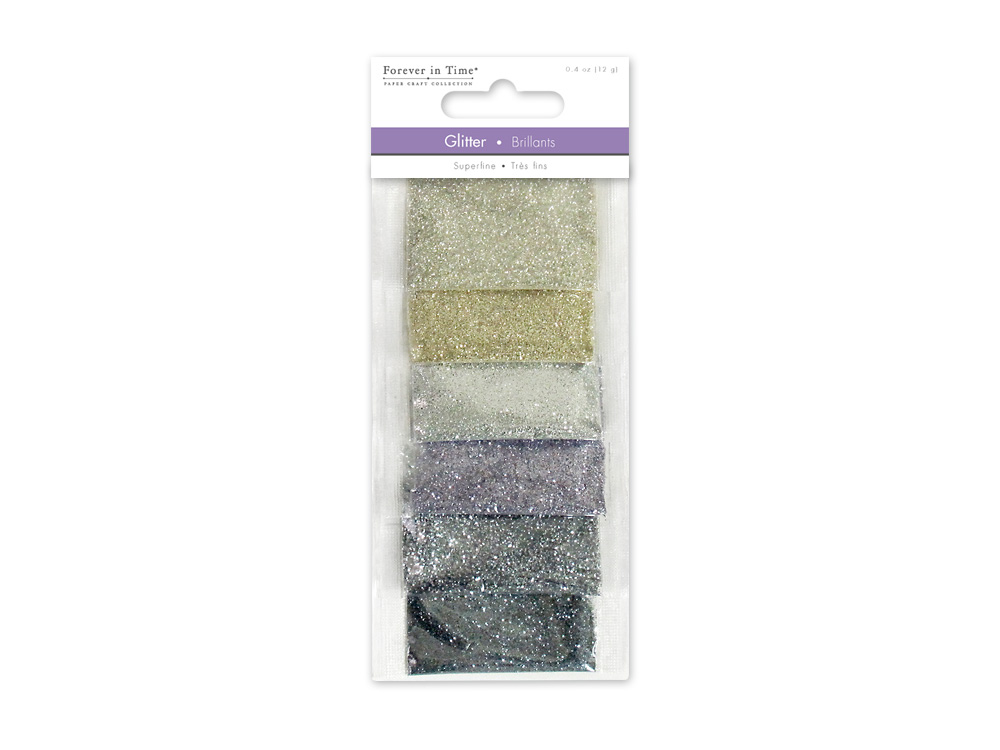 Glitter 6pk Platinum