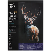 Black Paper Sketch Pad A4