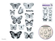 Clear Cling Stamps Butterfly