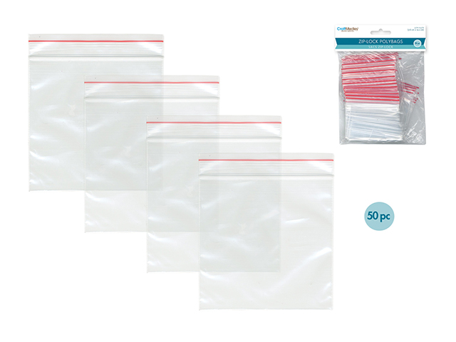 Ziplock Bags 3x4 50pk