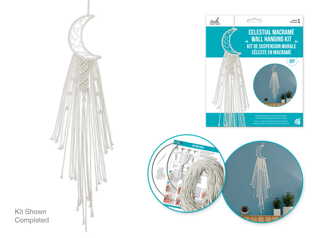 Macrame Kit Metal Moon Rising