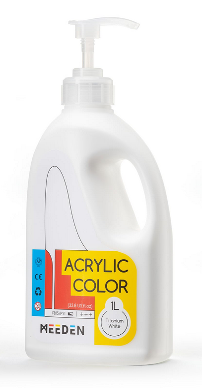 Acrylic Fluid 1L Titanium White
