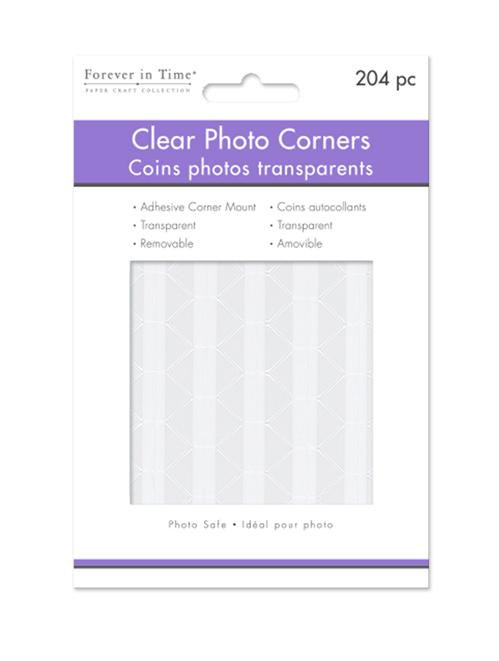 Photo Corners Clear 204pc