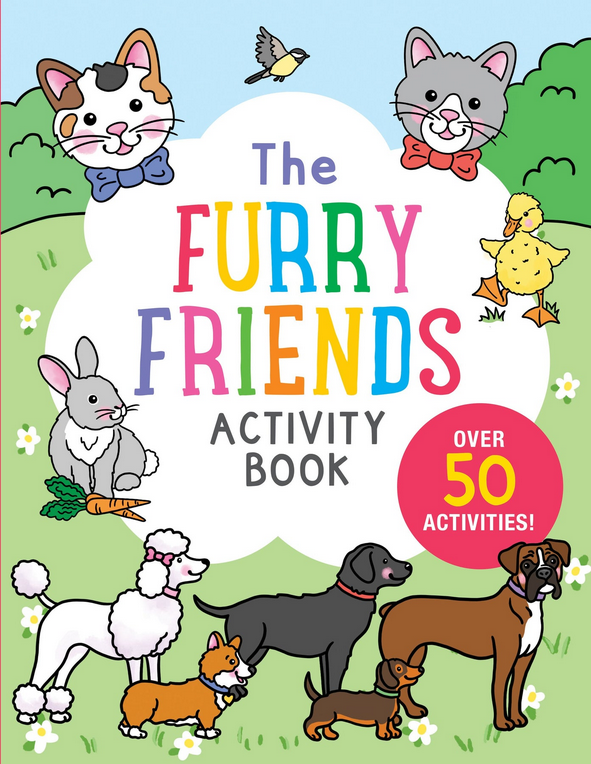 Kids Activity Book Furry Friends
