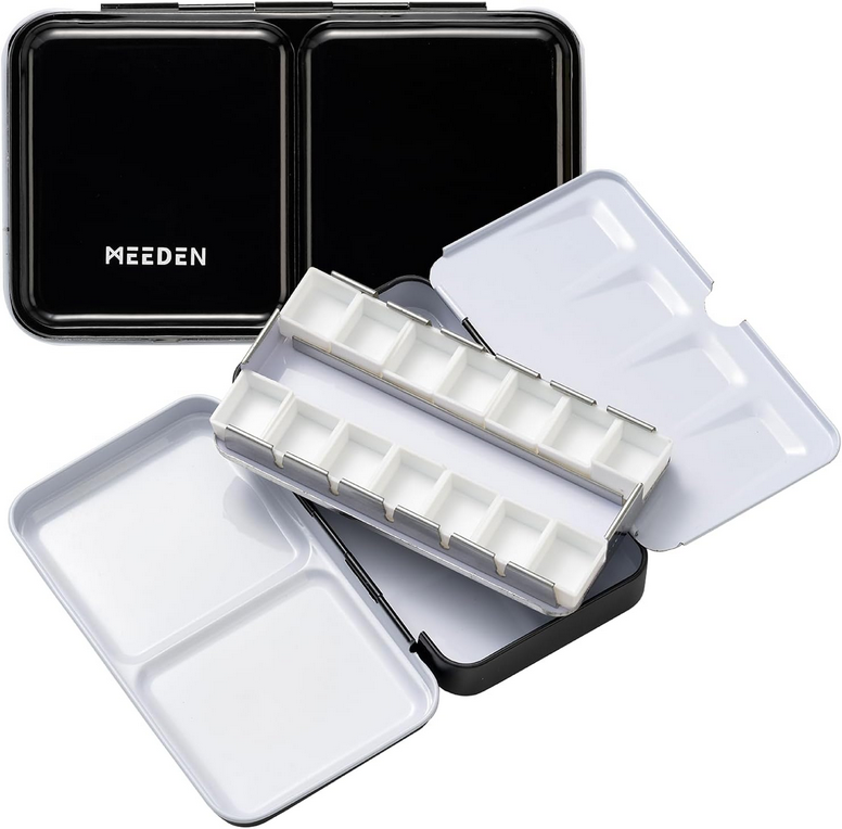 Metal Watercolour Palette 12 well