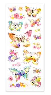 Stickers Fancy Foil Butterfly