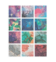 Printed Paper Pads 6x6 - Golden