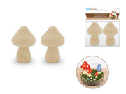 Wood Mushrooms 2pc