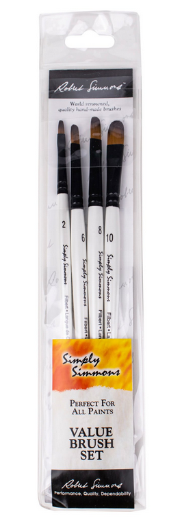 Brush Set 4pc Just the Filberts