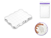 Acrylic Stamp Block with Grid