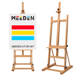 Easel H-Frame Beech Wood