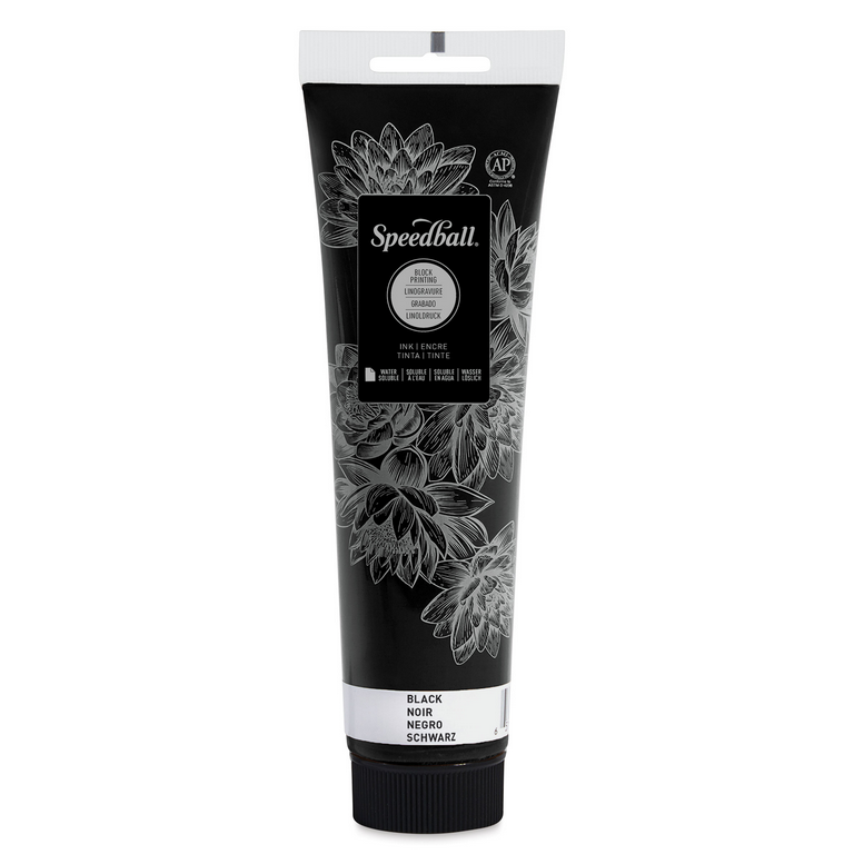 Block Print Ink 150ml Black