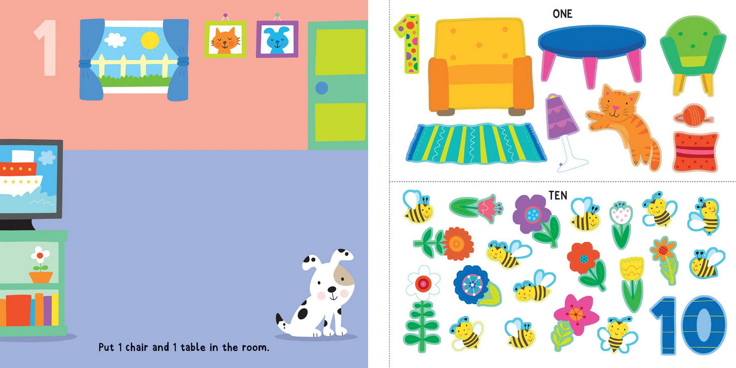Sticker Book Numbers