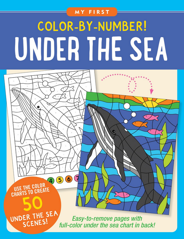 Colour By Number Under The Sea