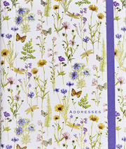 Carnet d'adresses Grand Jardin de fleurs sauvages
